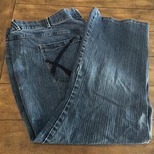 Lane Bryant Jeans Womens Sz 26 Denim Average Distintly Boot STRETCH A53
